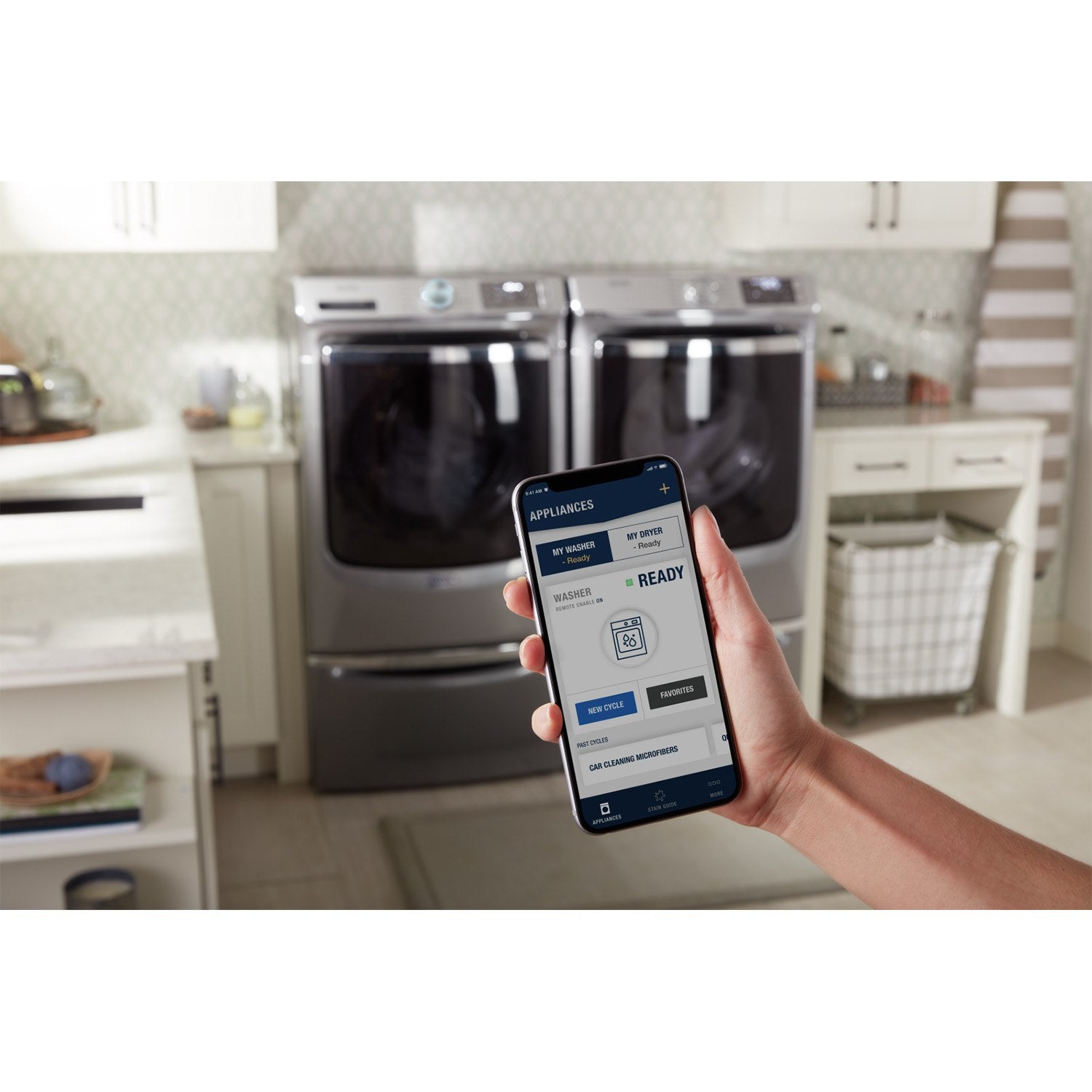 Maytag Metallic Slate Front-Load Washer (5.8 cu. ft.) & Gas Dryer (7.3 cu. ft.) - MHW8630HC/MGD8630HC