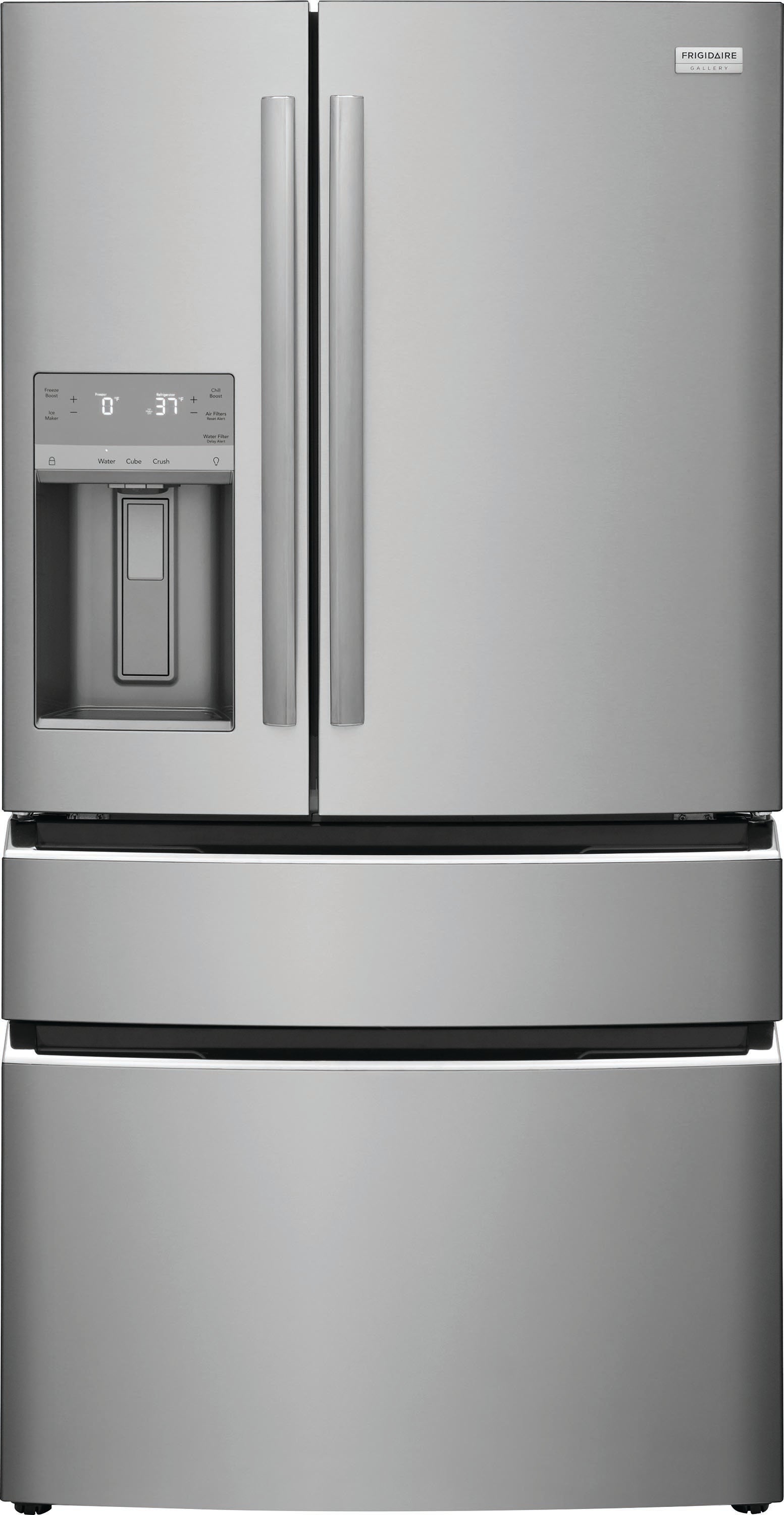 Frigidaire Gallery 36" 21.5 Cu. Ft. Smudge-Proof® Stainless Steel Counter-Depth 4-Door French Door Refrigerator - GRMC2273CF