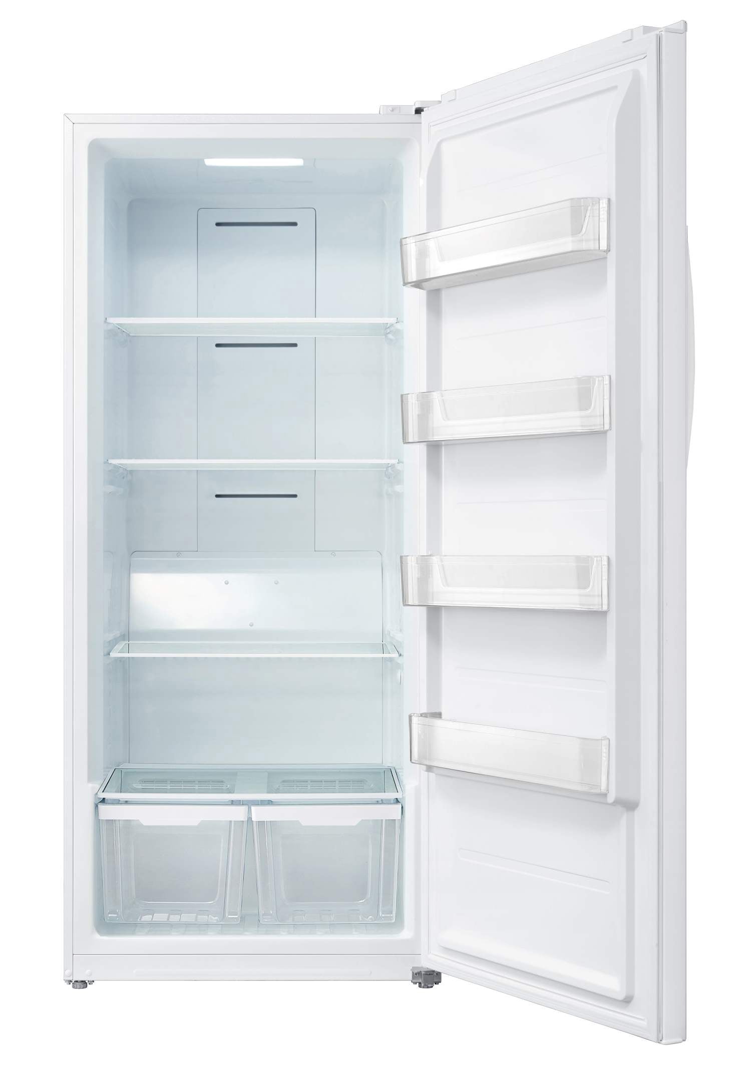 L2 White Upright Freezer and Convertible Fridge ( 17 Cu. Ft) - LRU17B6AWW