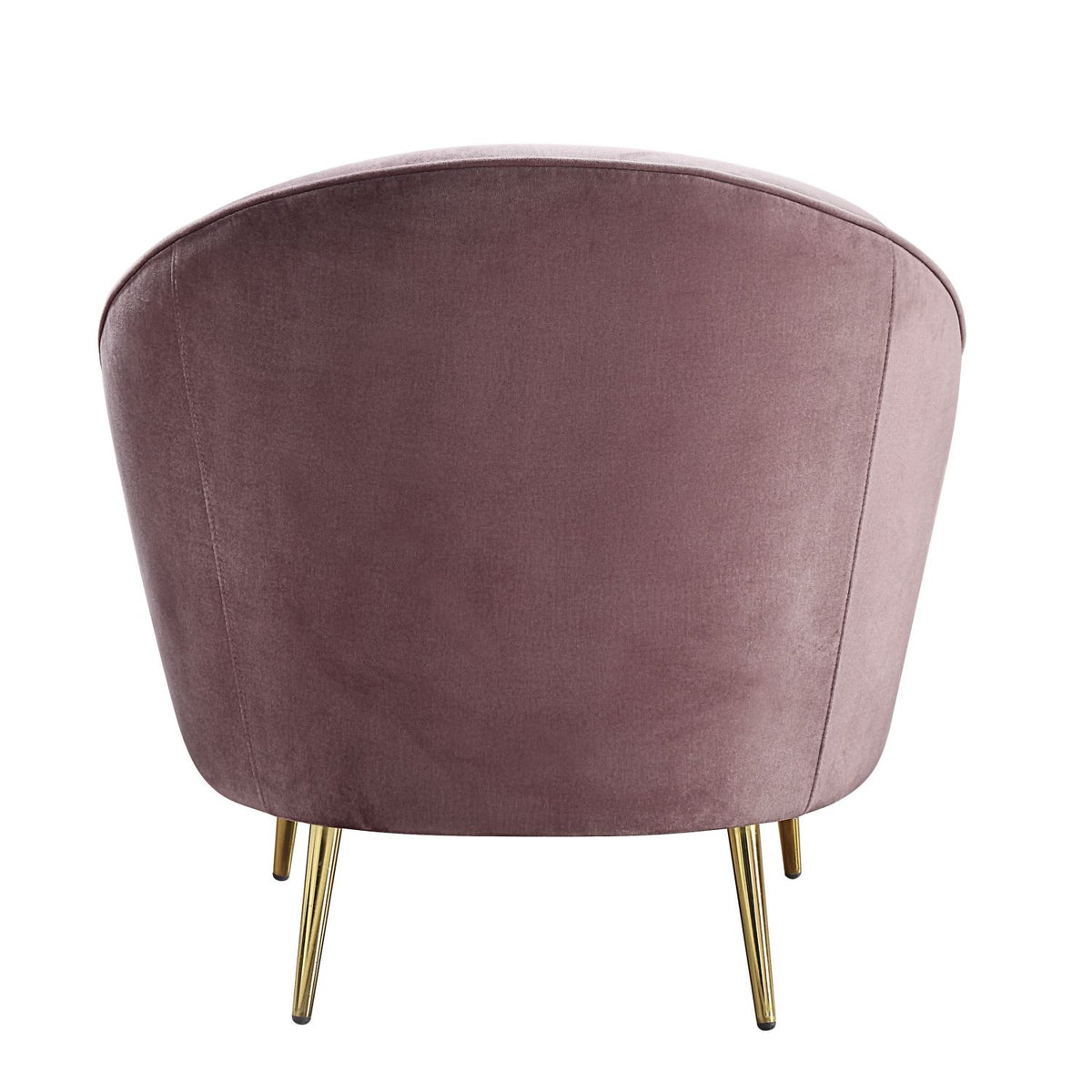 Pori Velvet Arm Chair - Pink