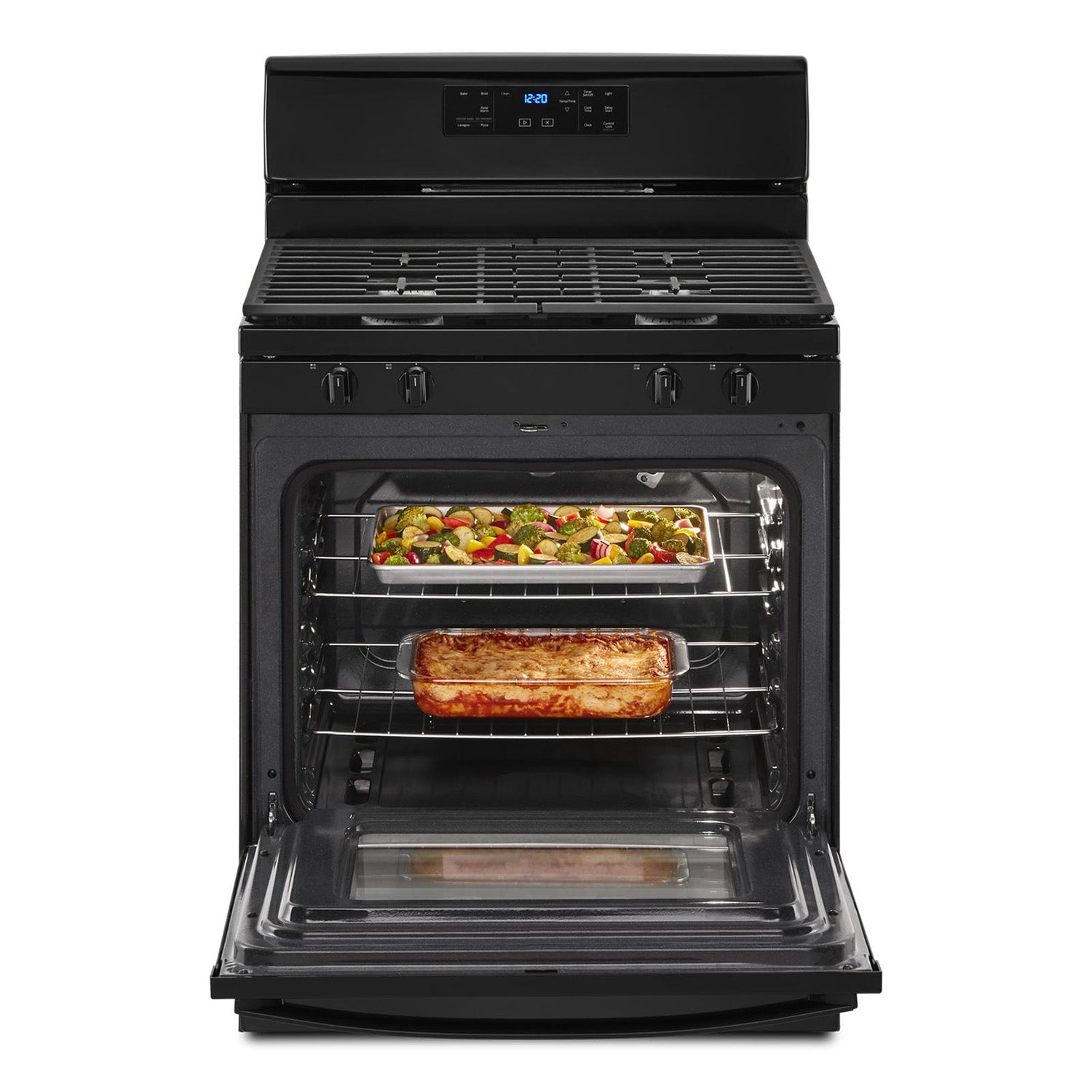 Whirlpool 30" Black Gas Range (5.00 Cu. Ft) - WFG515S0MB