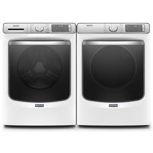 Maytag Laveuse à chargement frontal 5,8 pi³ et sécheuse au gaz 7,3 pi³ blanc MHW8630HW/MGD8630HW