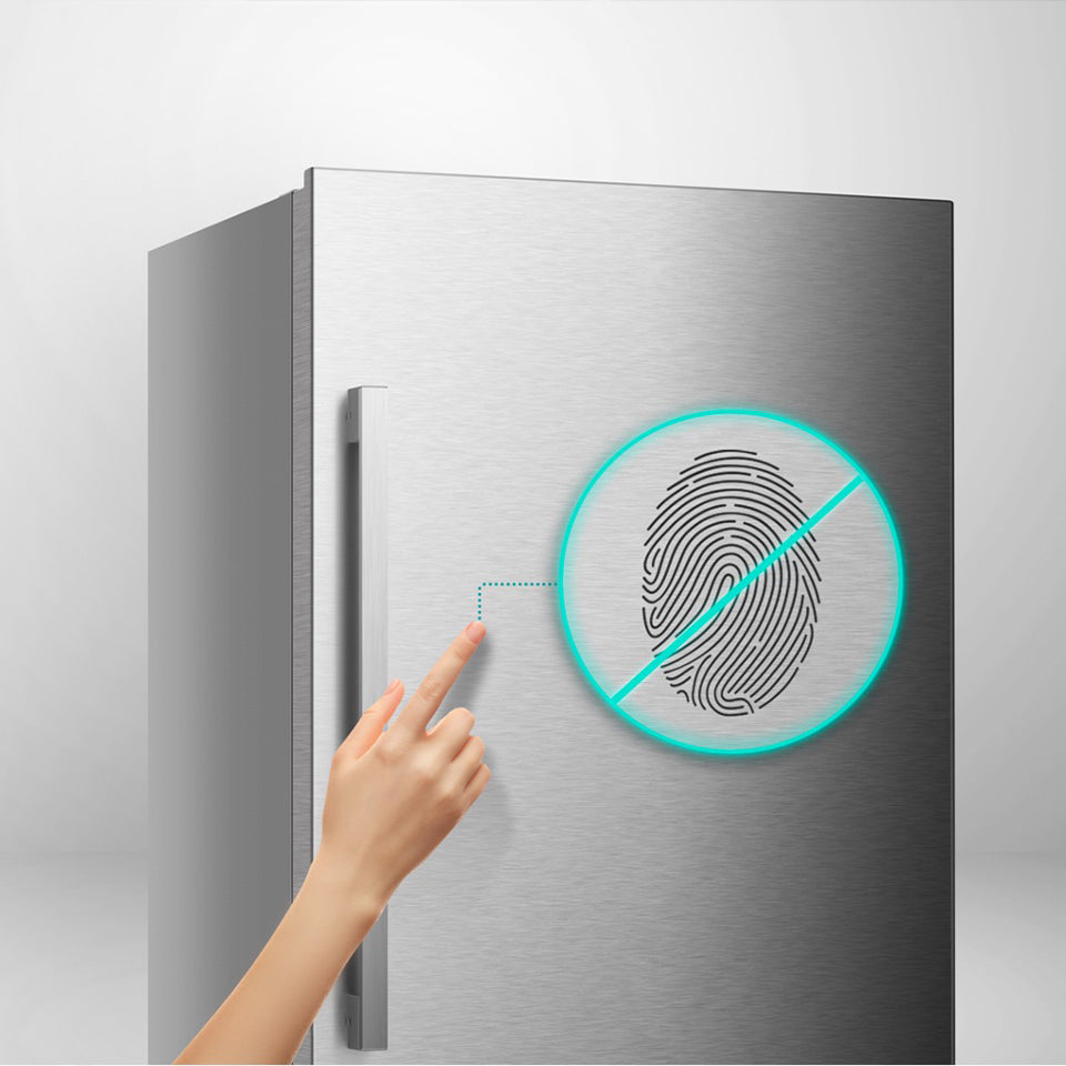 Hisense 31" 17 Cu. Ft. Fingerprint Resistant Titanium Counter-Depth Bottom-Freezer Refrigerator - RB17A2CSE