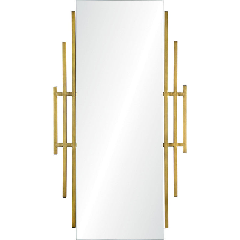 Reggie Mirror - Antique Brass