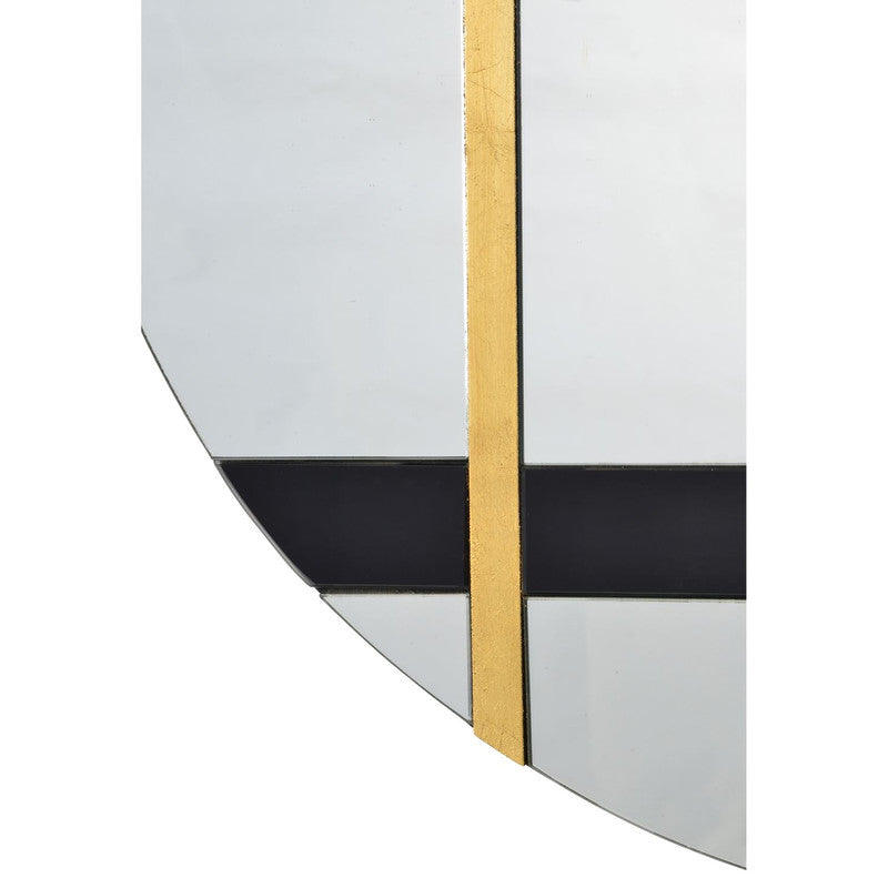 Bridgeport Mirror - Gold Leaf/Black