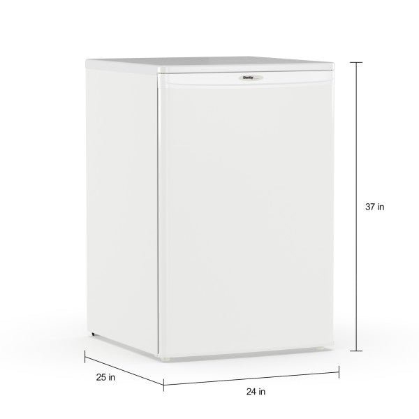 Danby White Designer Upright Freezer (4.3 Cu. Ft.) - DUFM043A2WDD