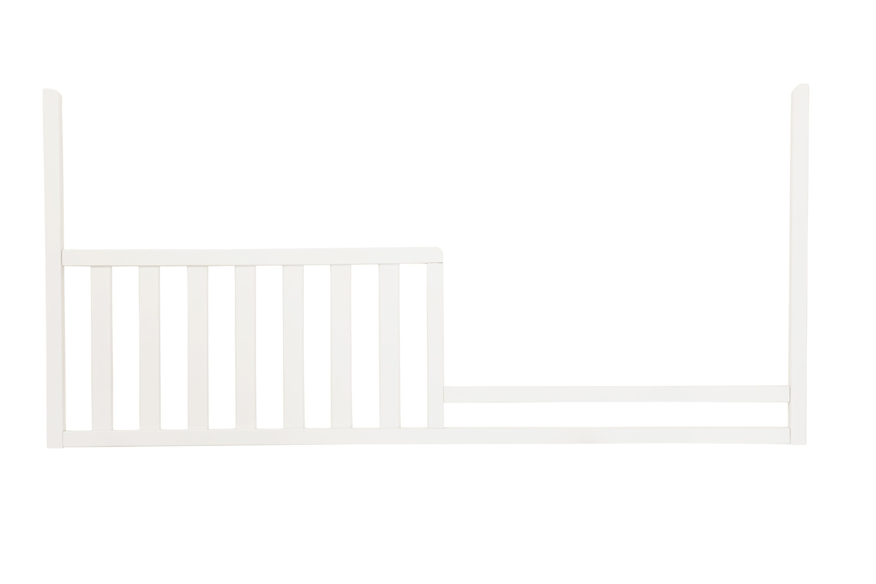 Emery Toddler Guard Rail for Panel Crib - White