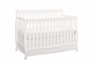 Emery Lit de bébé convertible à lattes - blanc