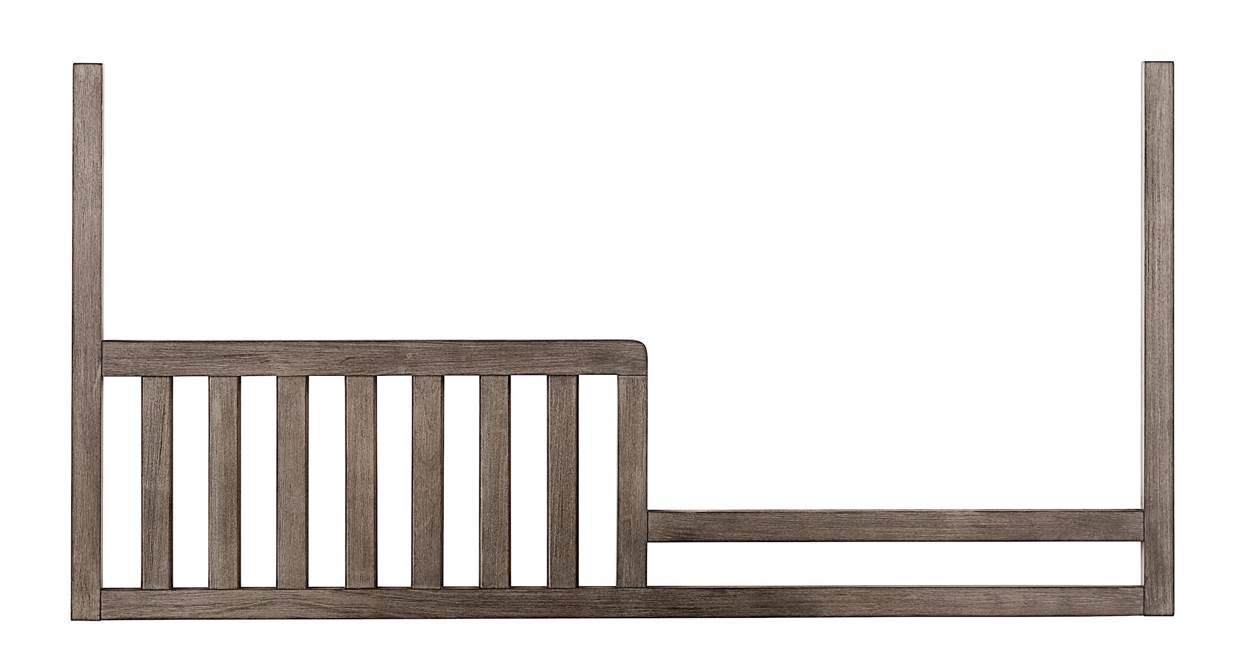 Foundry Toddler Rail - Brushed Pewter