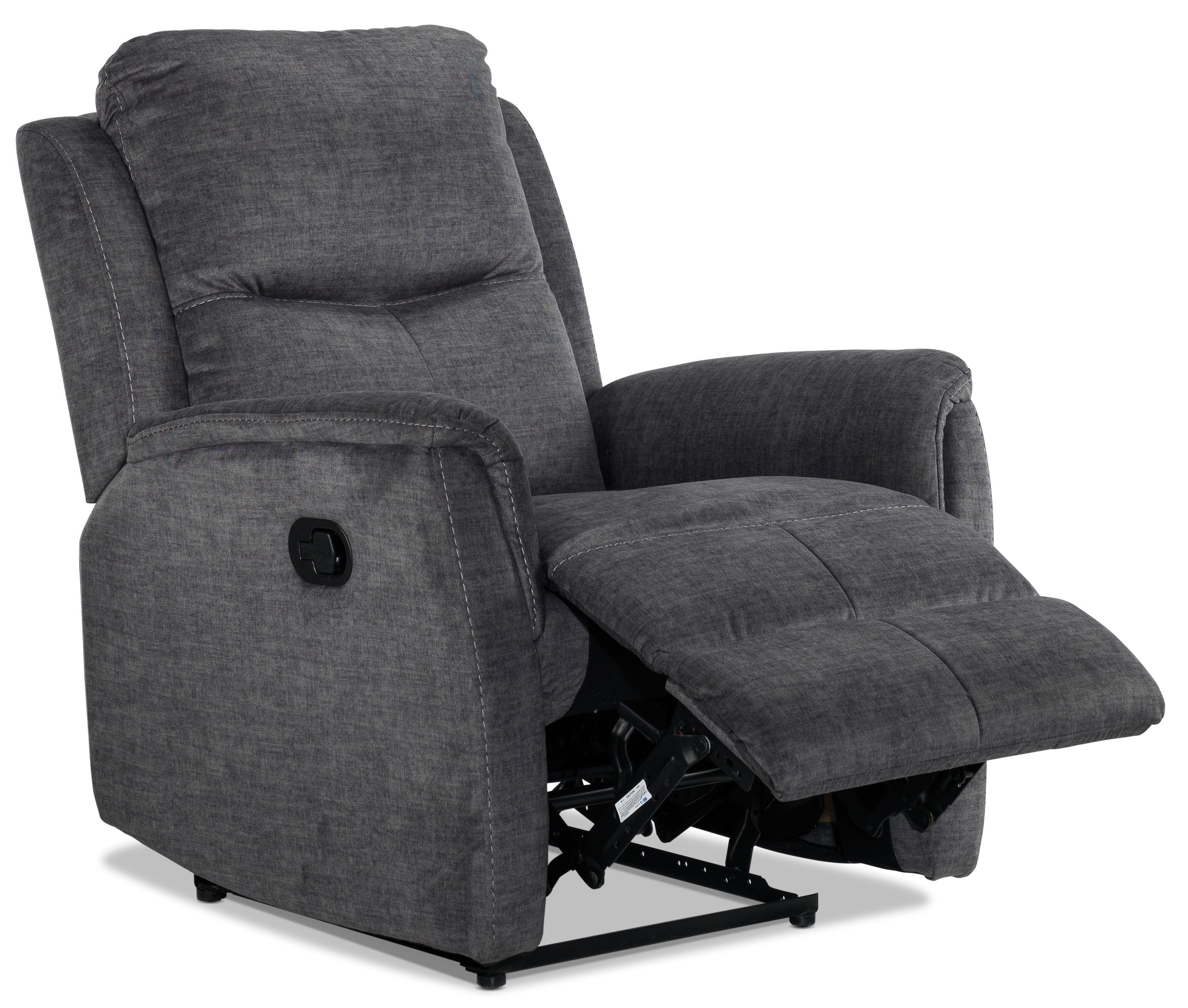 Grayson Recliner - Charcoal