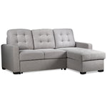 Dannery Pop-Up Sofa Bed - Light Grey