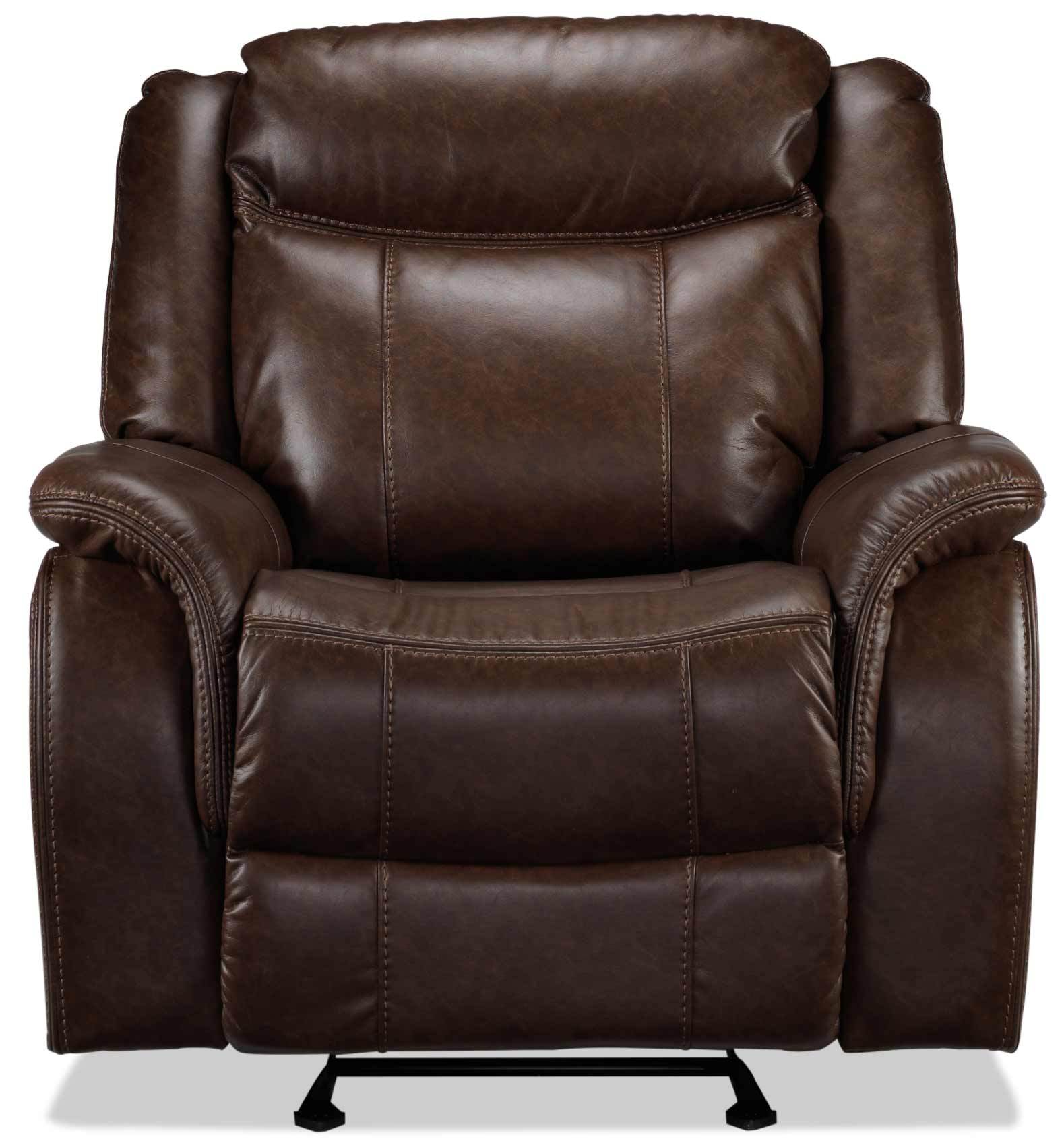 Scorpio Glider Recliner - Whiskey Brown
