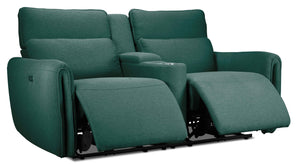 Larsen Sofa inclinable électrique – vert paon