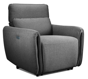Larsen Fauteuil inclinable électrique – gris platine