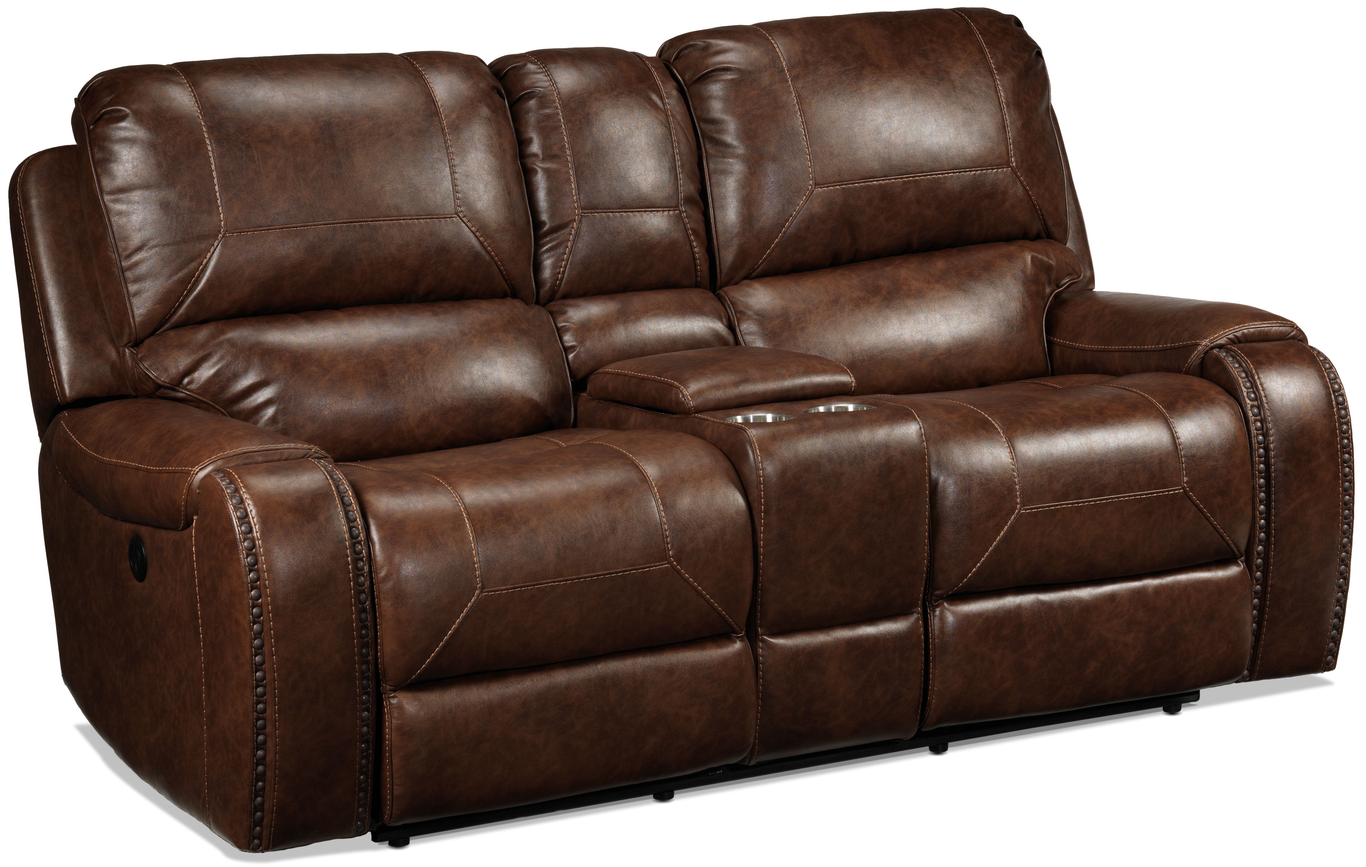 Jennings Power Reclining Loveseat - Mesquite Brown
