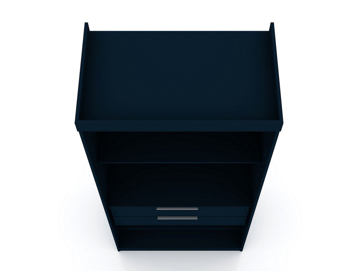 Oulu Open Sectional Wardrobe - Midnight Blue