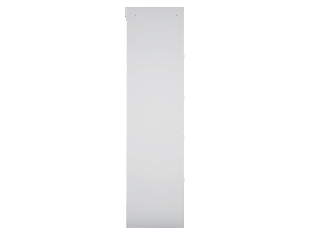 Oulu 2-Piece Open Corner Wardrobe - White