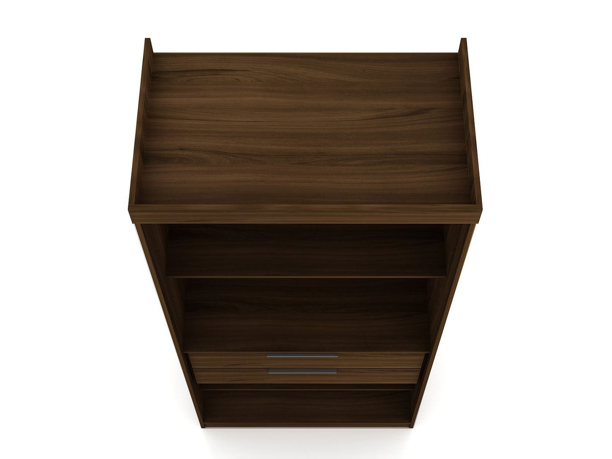 Oulu 3-Piece Open Sectional Wardrobe - Brown