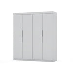 Oulu 2-Piece Modular Wardrobe - White
