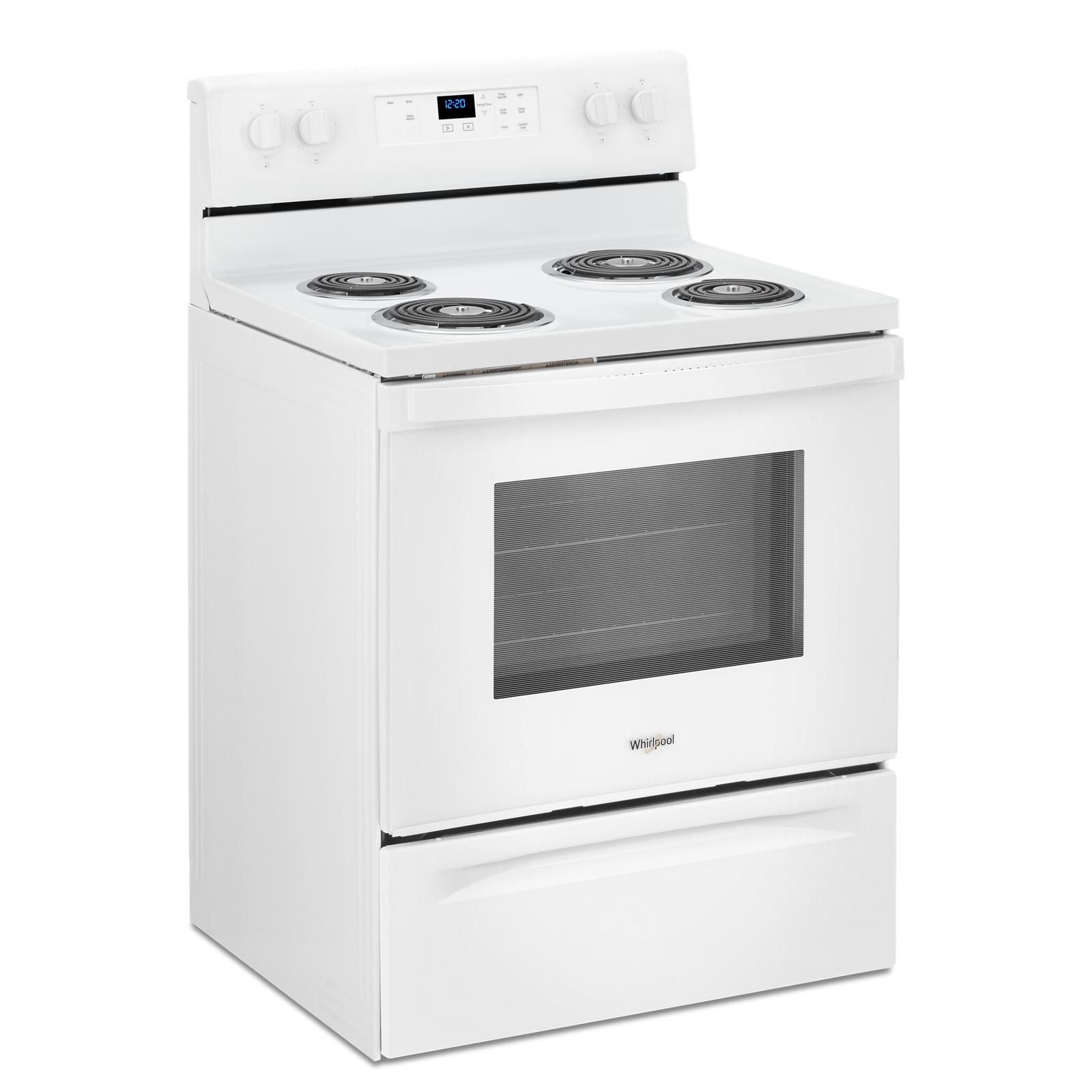 Whirlpool White Freestanding Electric Range (4.8 Cu. Ft.) - YWFC150M0JW