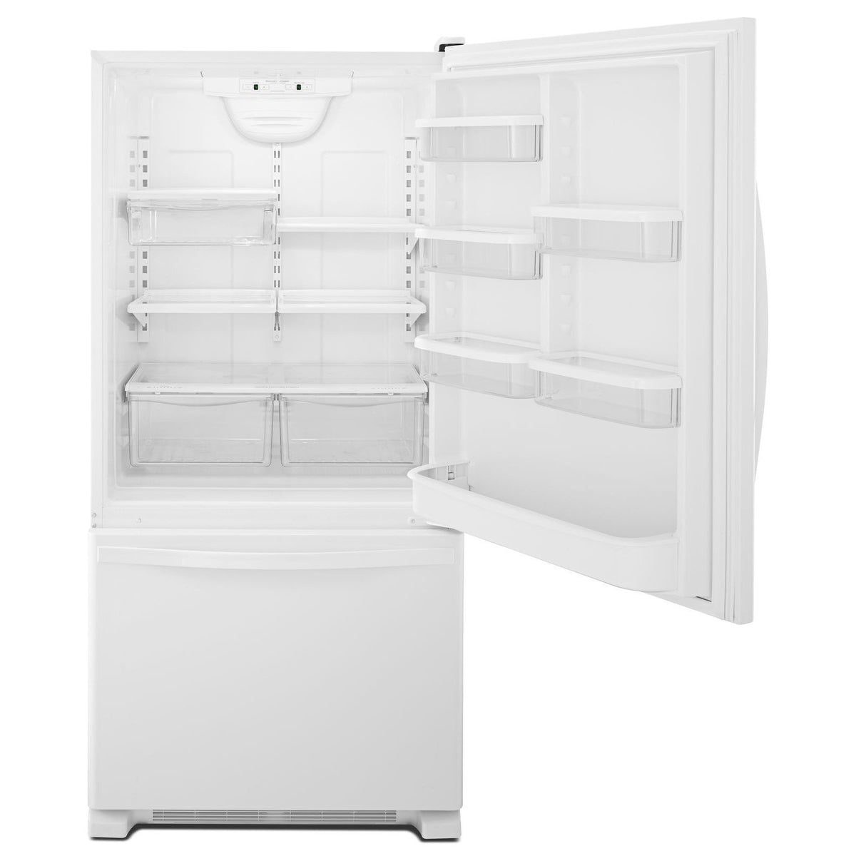 Whirlpool White Bottom Freezer Refrigerator (22 Cu.Ft.) - WRB322DMBW