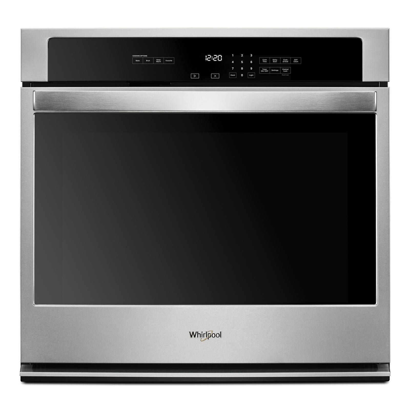 Whirlpool Stainless Steel Electric Single Wall Oven (5.0 Cu. Ft.) - WOS31ES0JS
