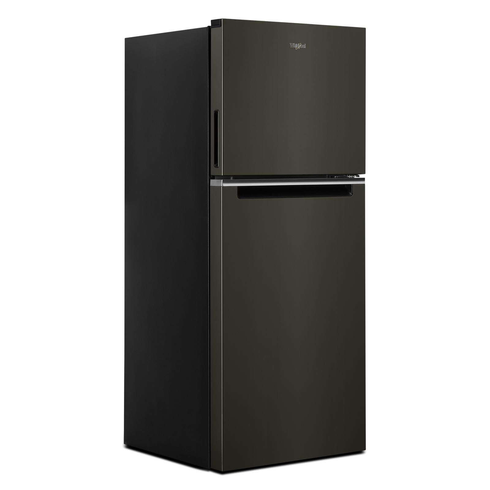 Whirlpool 24.5" 11.6 Cu. Ft. Black Stainless Top-Freezer Refrigerator - WRT312CZJV