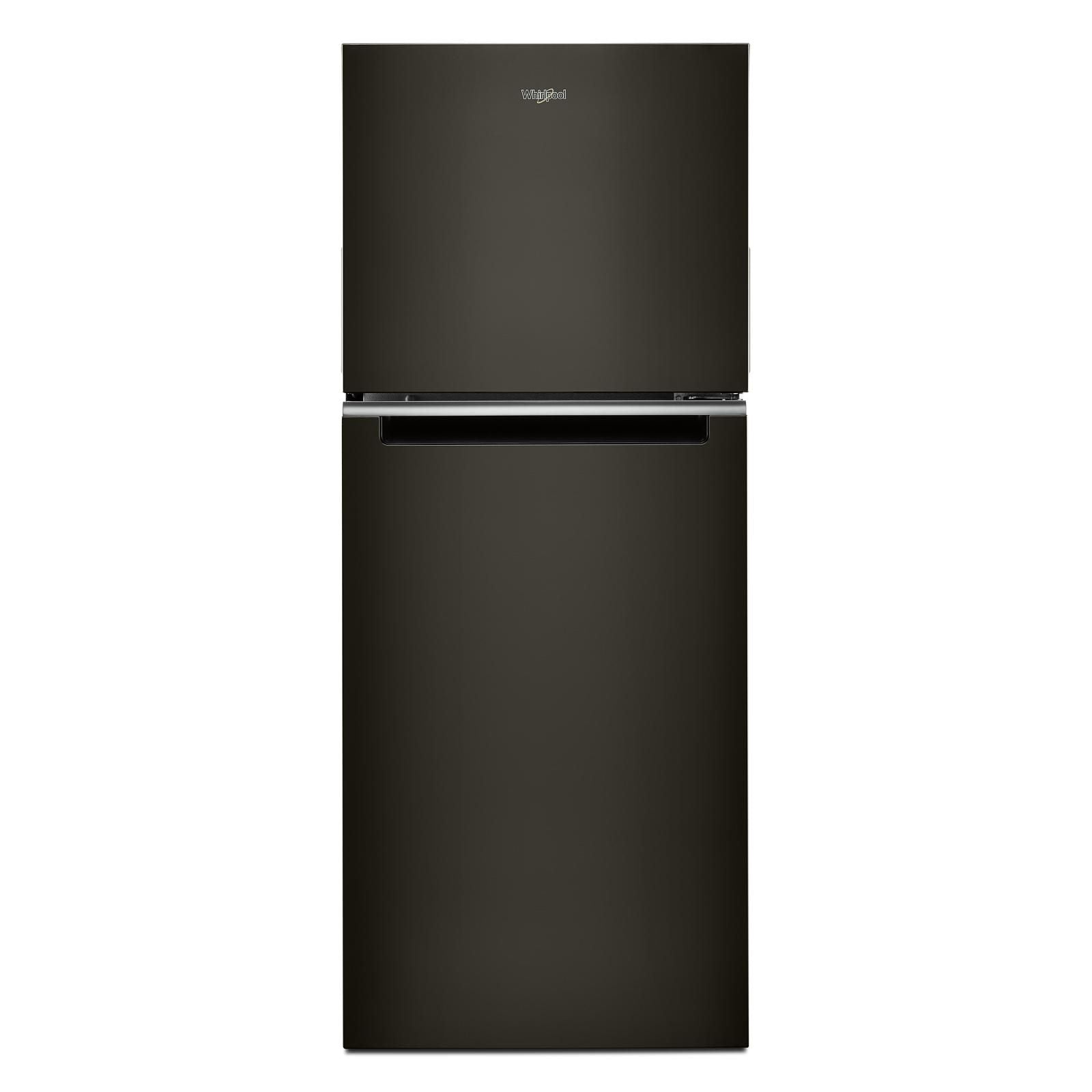 Whirlpool 24.5" 11.6 Cu. Ft. Black Stainless Top-Freezer Refrigerator - WRT312CZJV