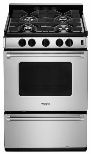 Whirlpool Cuisinière au gaz 2,96 pi³ inox WFG500M4HS