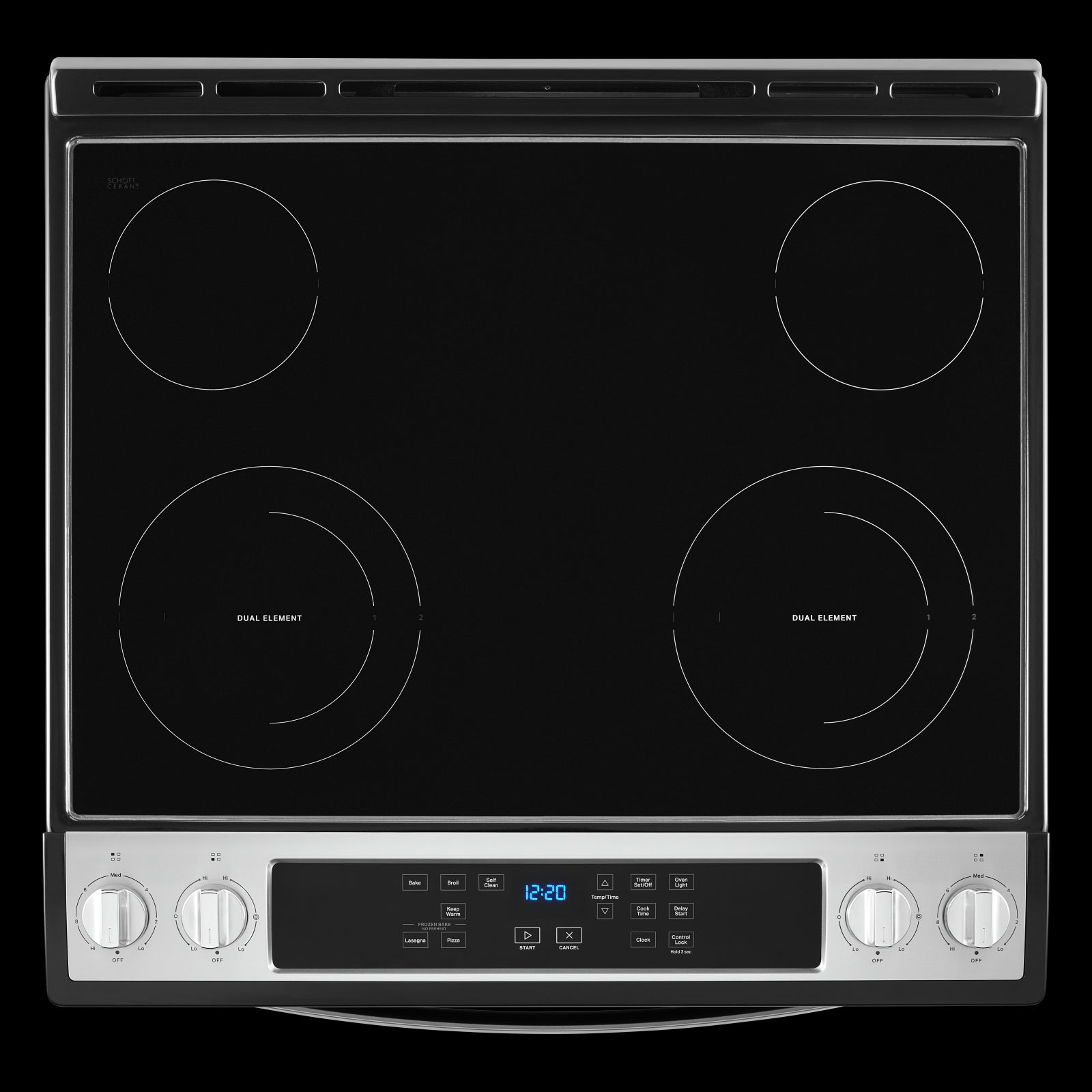 Whirlpool Stainless Steel Electric Range with Frozen Bake Technology (4.8 Cu.Ft) - YWEE515S0LS