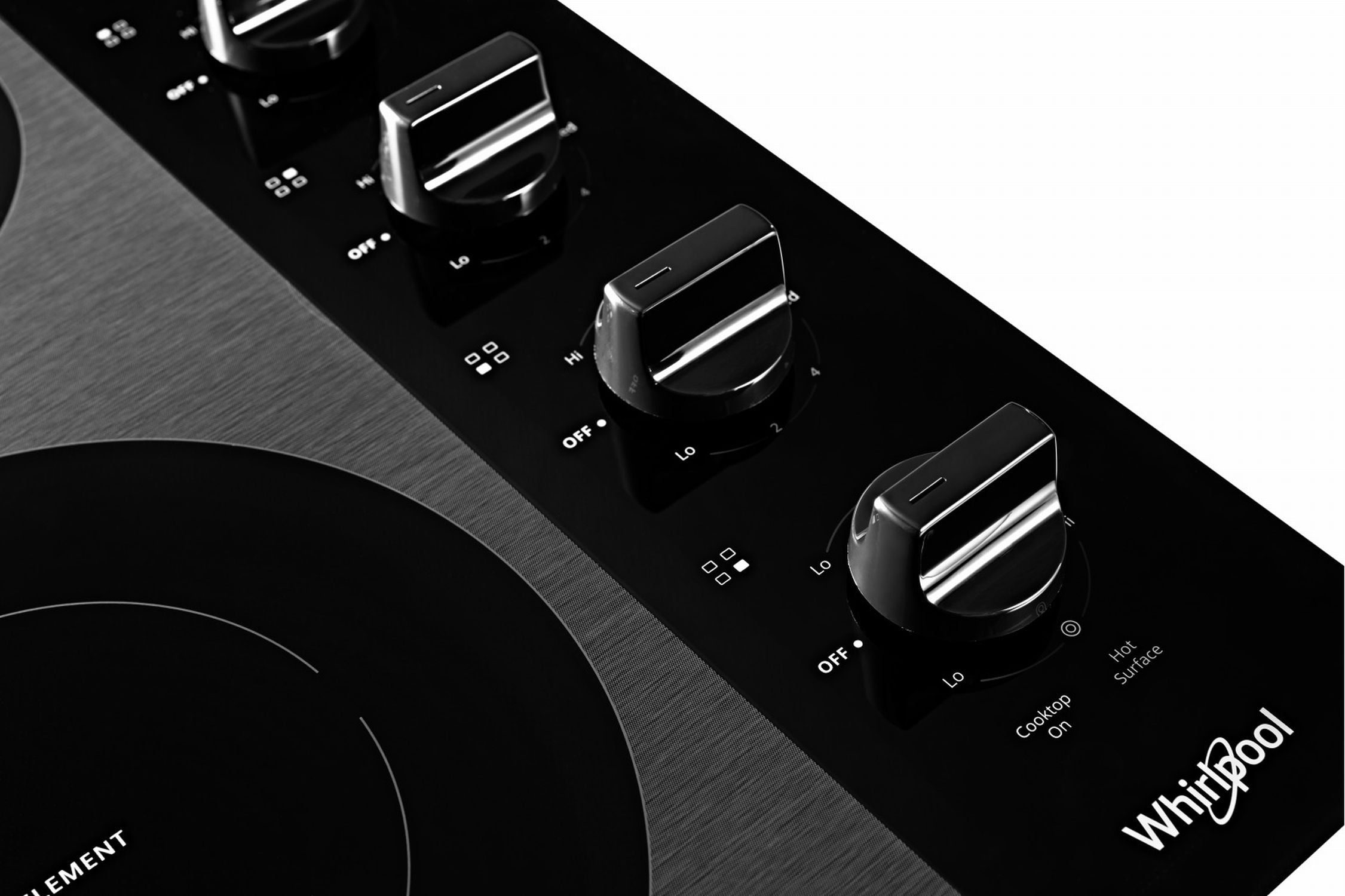 Whirlpool Black 24" Electric Cooktop - WCE55US4HB