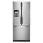 Whirlpool 30" 20 Cu. Ft. Fingerprint Resistant Stainless Steel French Door Refrigerator - WRF560SEHZ