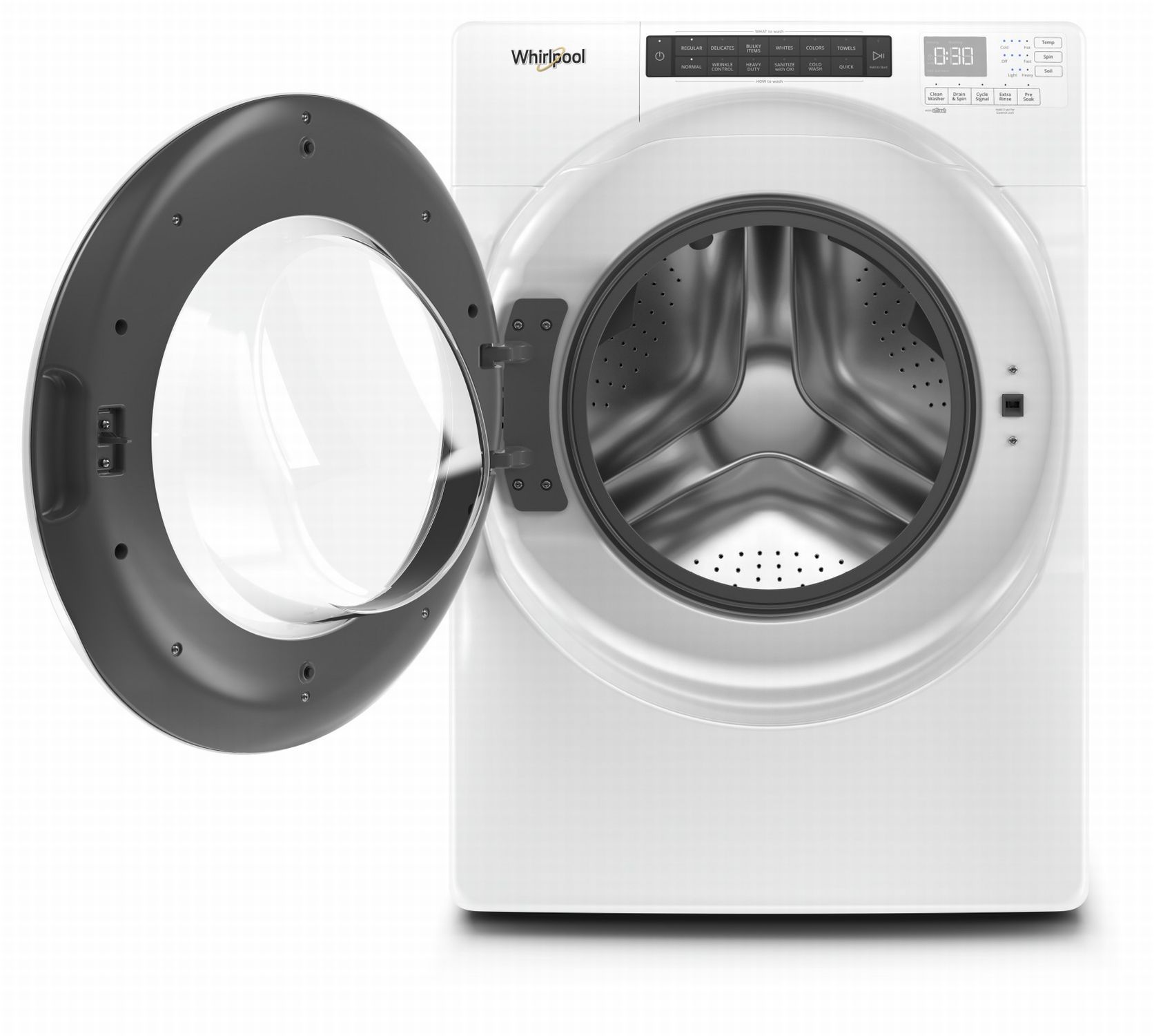 Whirlpool White Front Load Washer (5 Cu. Ft.) - WFW560CHW