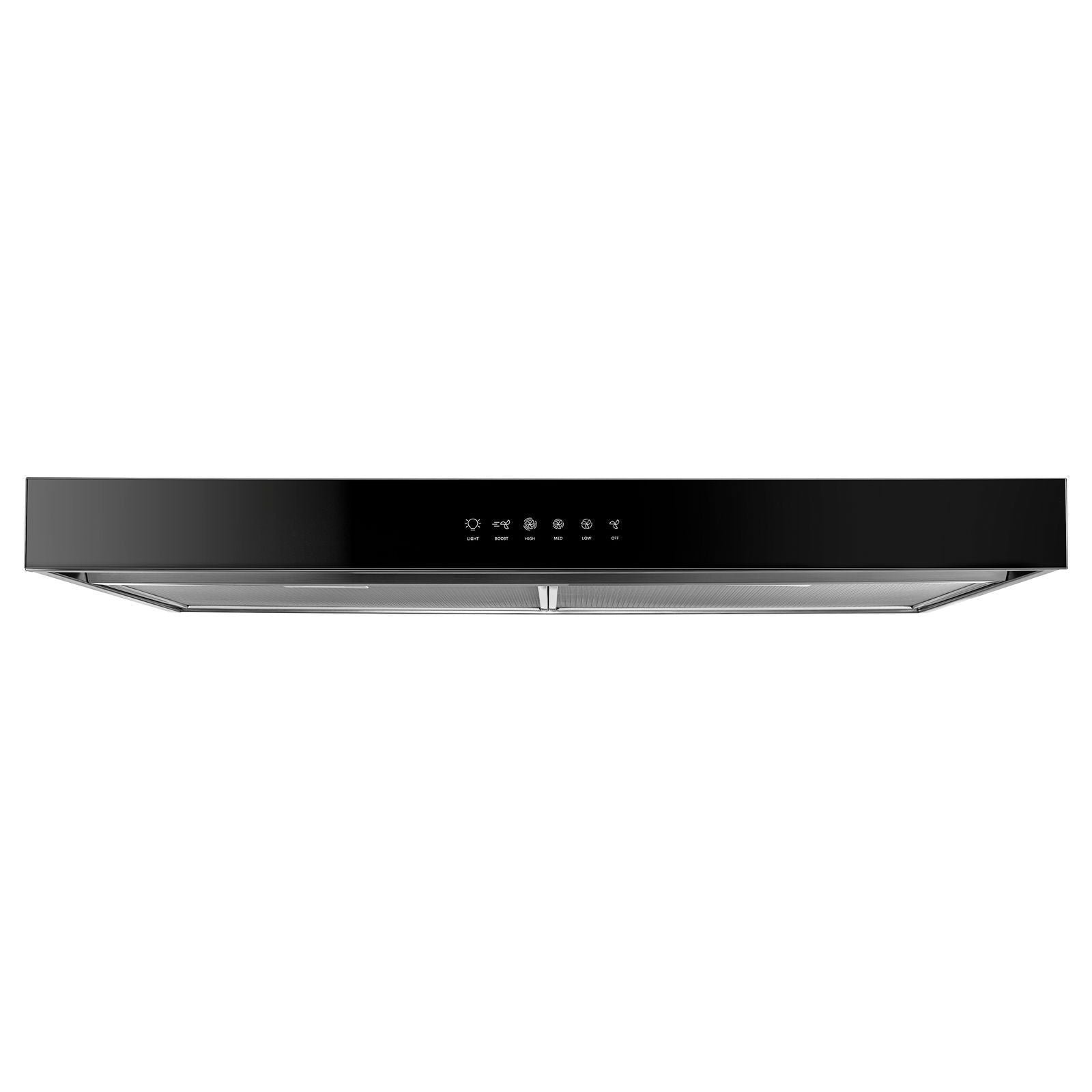 Whirlpool Black Glass 30" 350 CFM Under-the-Cabinet Range Hood with Boost Function - WVU57UC0FS