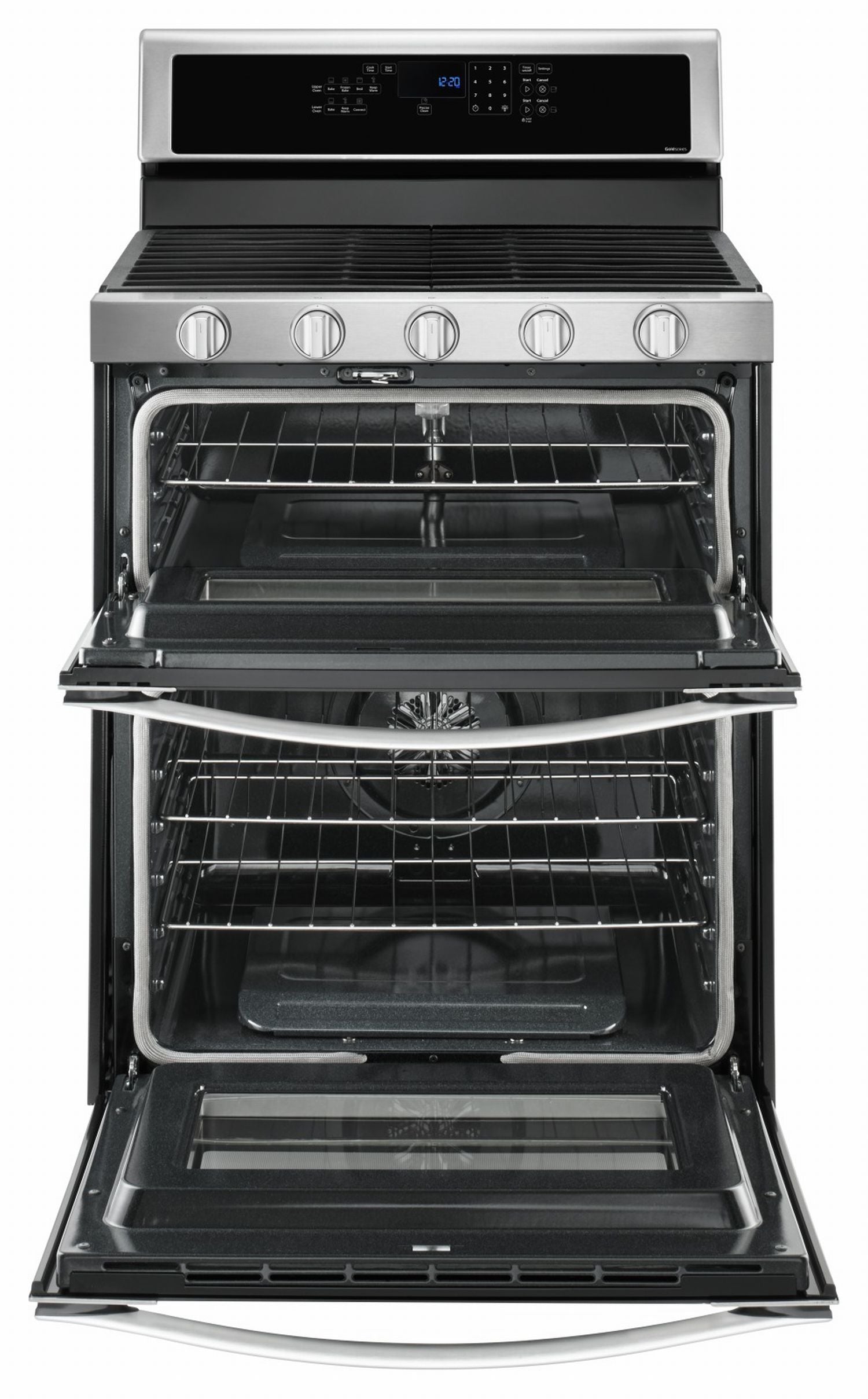 Whirlpool Stainless Steel Double Oven Gas Range (6.0 Cu. Ft.) - WGG745S0FS