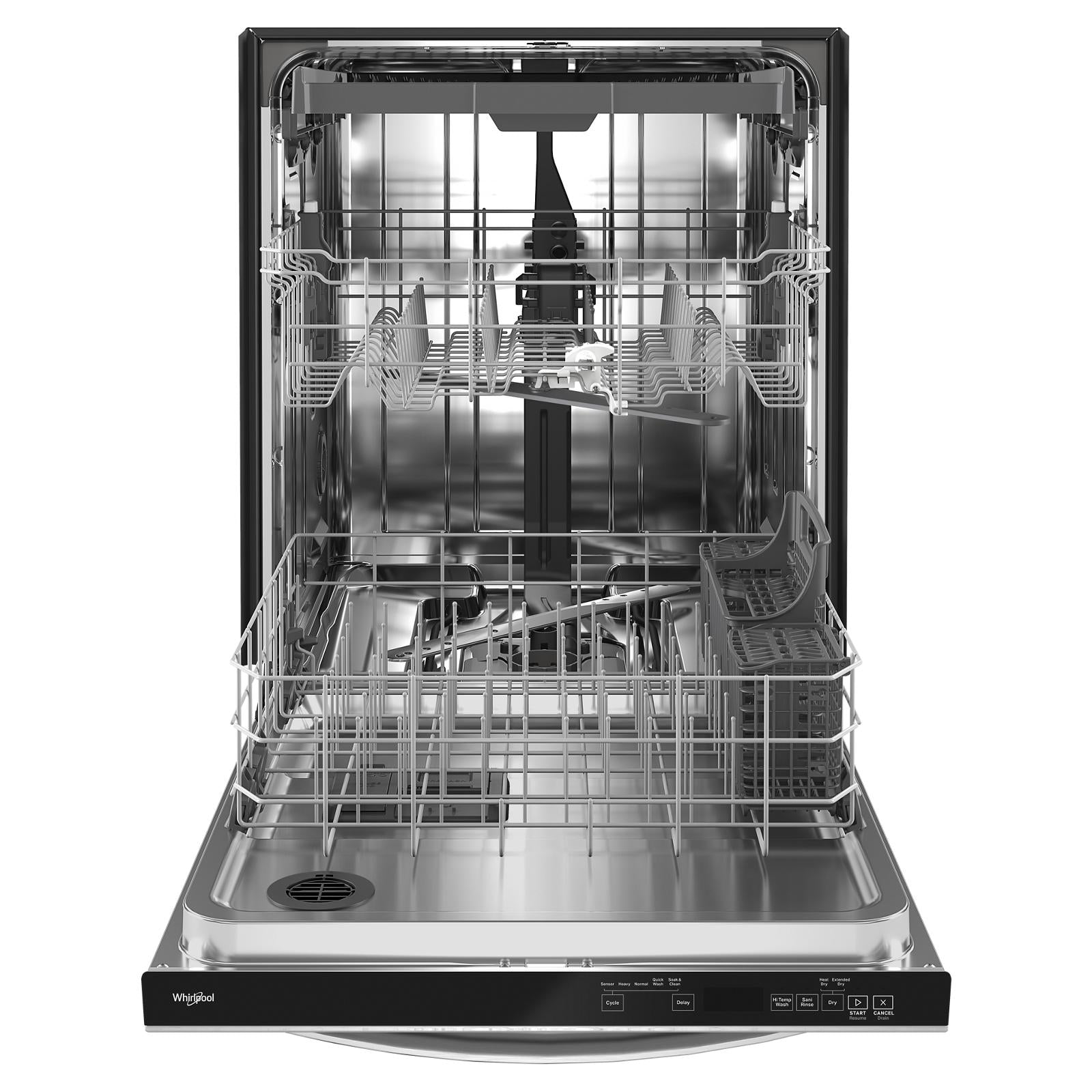 Whirlpool 24" Fingerprint Resistant Stainless Steel Dishwasher with 3rd Rack (47 dBA) - WDT750SAKZ