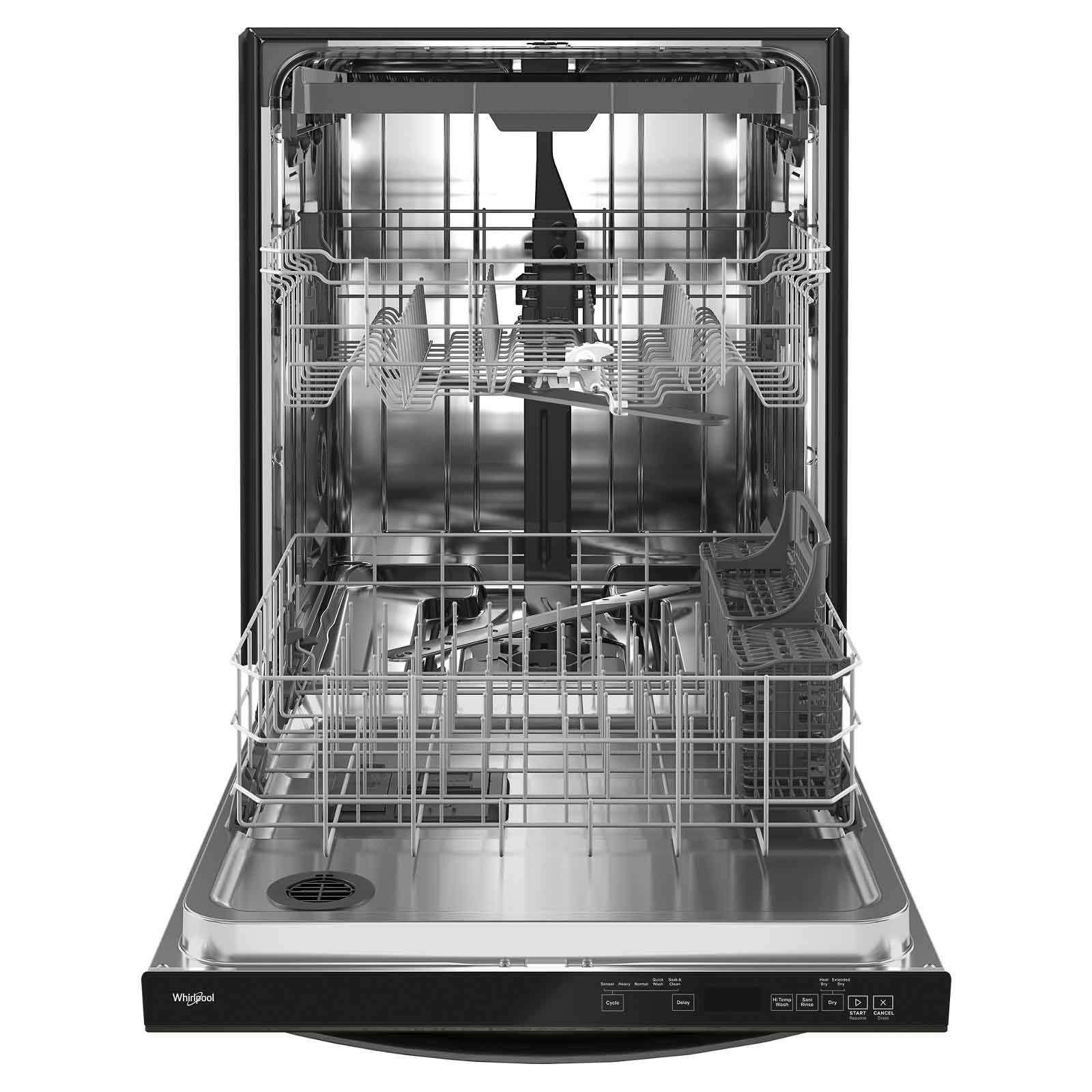 Whirlpool 24" Black Stainless Dishwasher with 3rd Rack (47 dBA) - WDT750SAKV