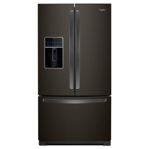 Whirlpool Réfrigérateur 27,0 pi³ porte à 2 battants inox noir WRF757SDHV
