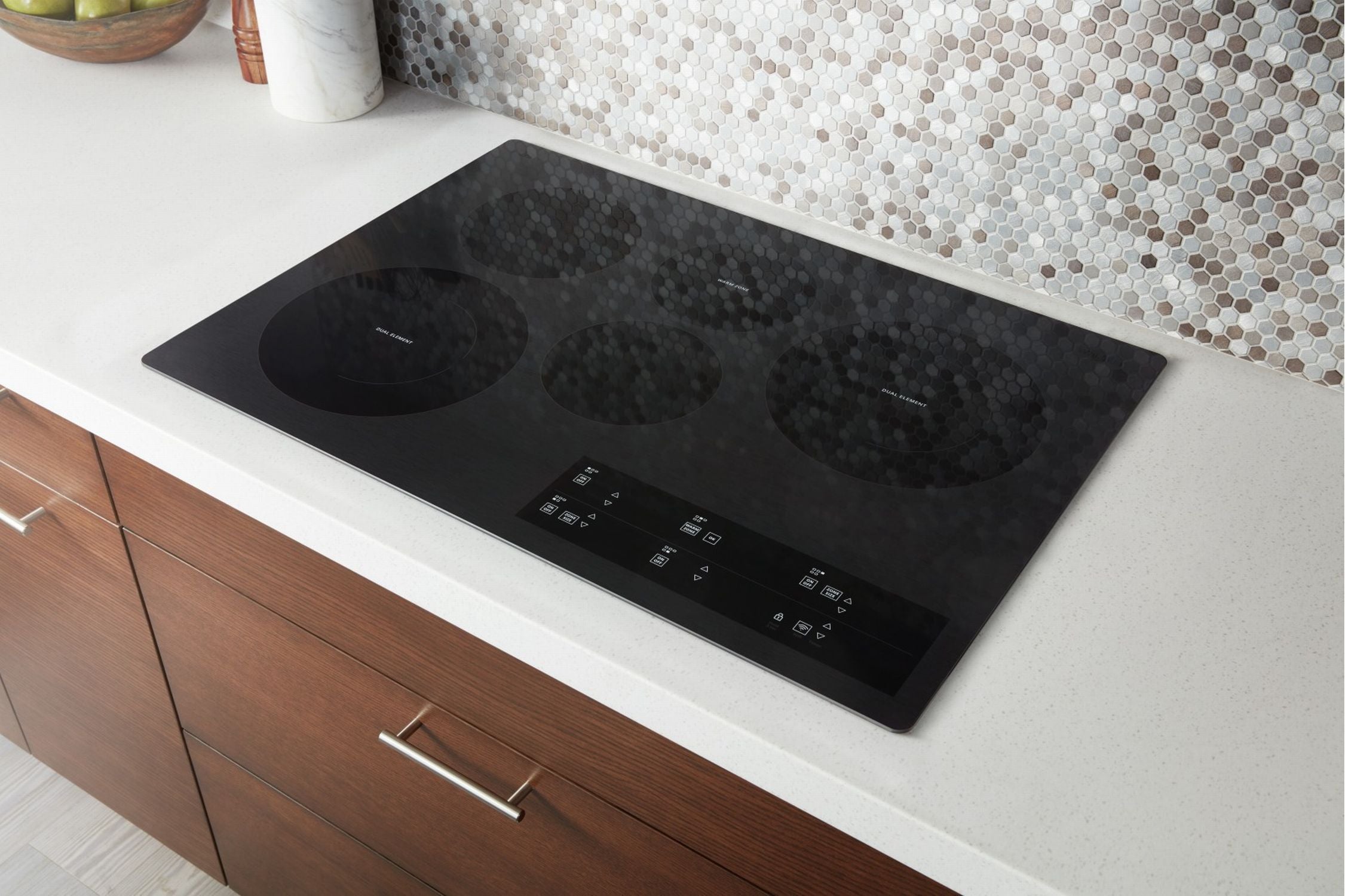 Whirlpool Black 30" Smart Electric Cooktop - WCE97US0HB