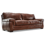 Stampede Leather Sofa - Cognac