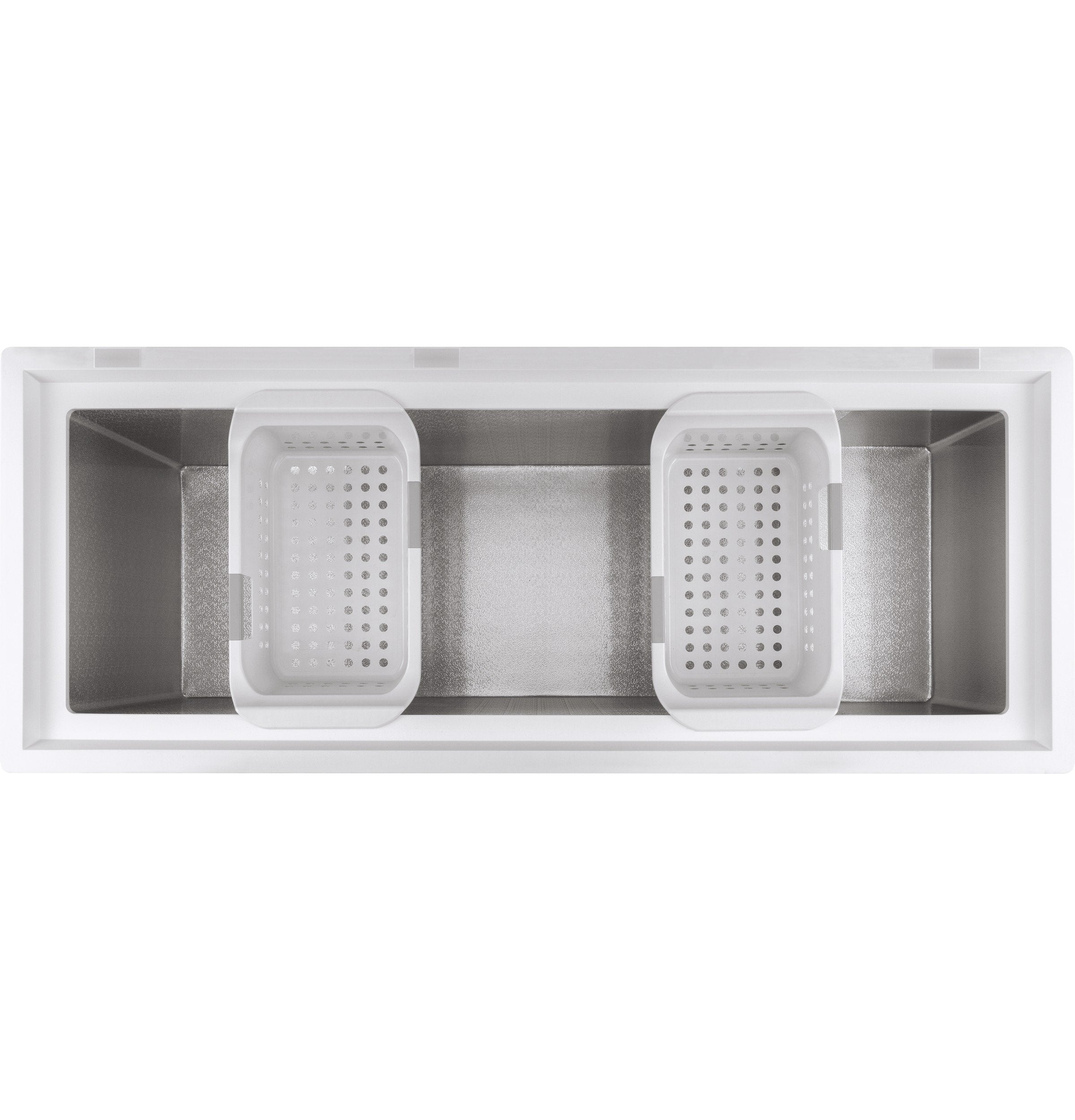 GE White Manual Defrost Chest Freezer (15.7 Cu. Ft.) - FCM16SLWW