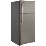 GE 28" 17.5 Cu. Ft. Slate Top-Freezer Refrigerator - GTE18GMNRES