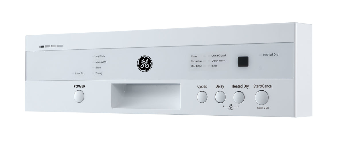 GE White 18" Built-In Dishwasher - GBF180SGMWW