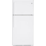 GE 29.75" 18 Cu. Ft. White Top-Freezer Refrigerator - GTE18FTLKWW