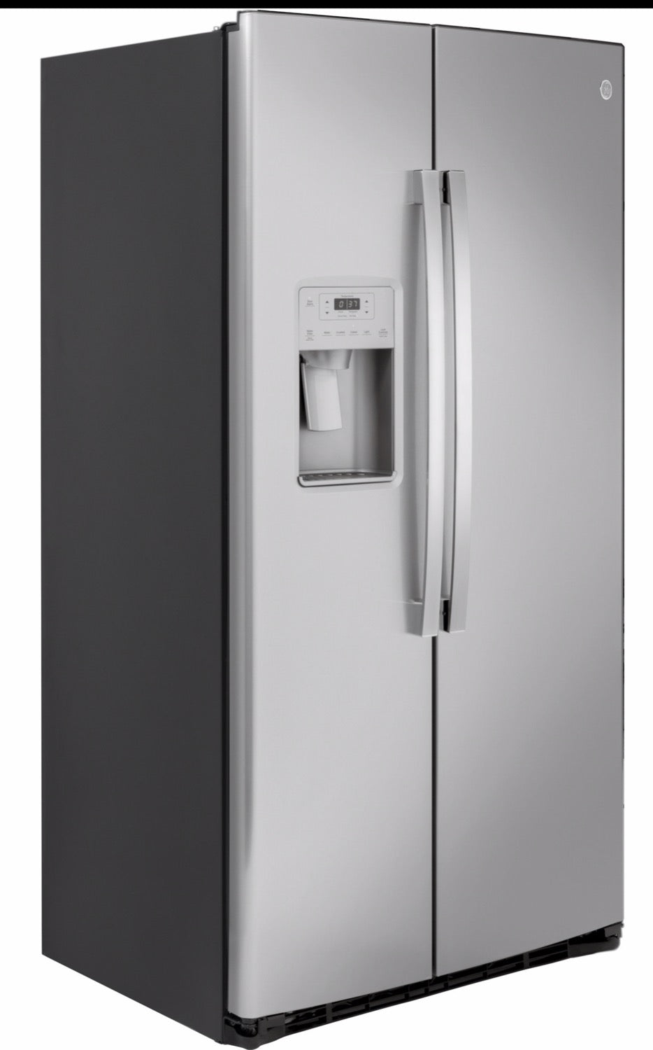 GE 35.75" 21.8 Cu. Ft. Stainless Steel Counter-Depth Side-by-Side Refrigerator - GZS22IYNFS