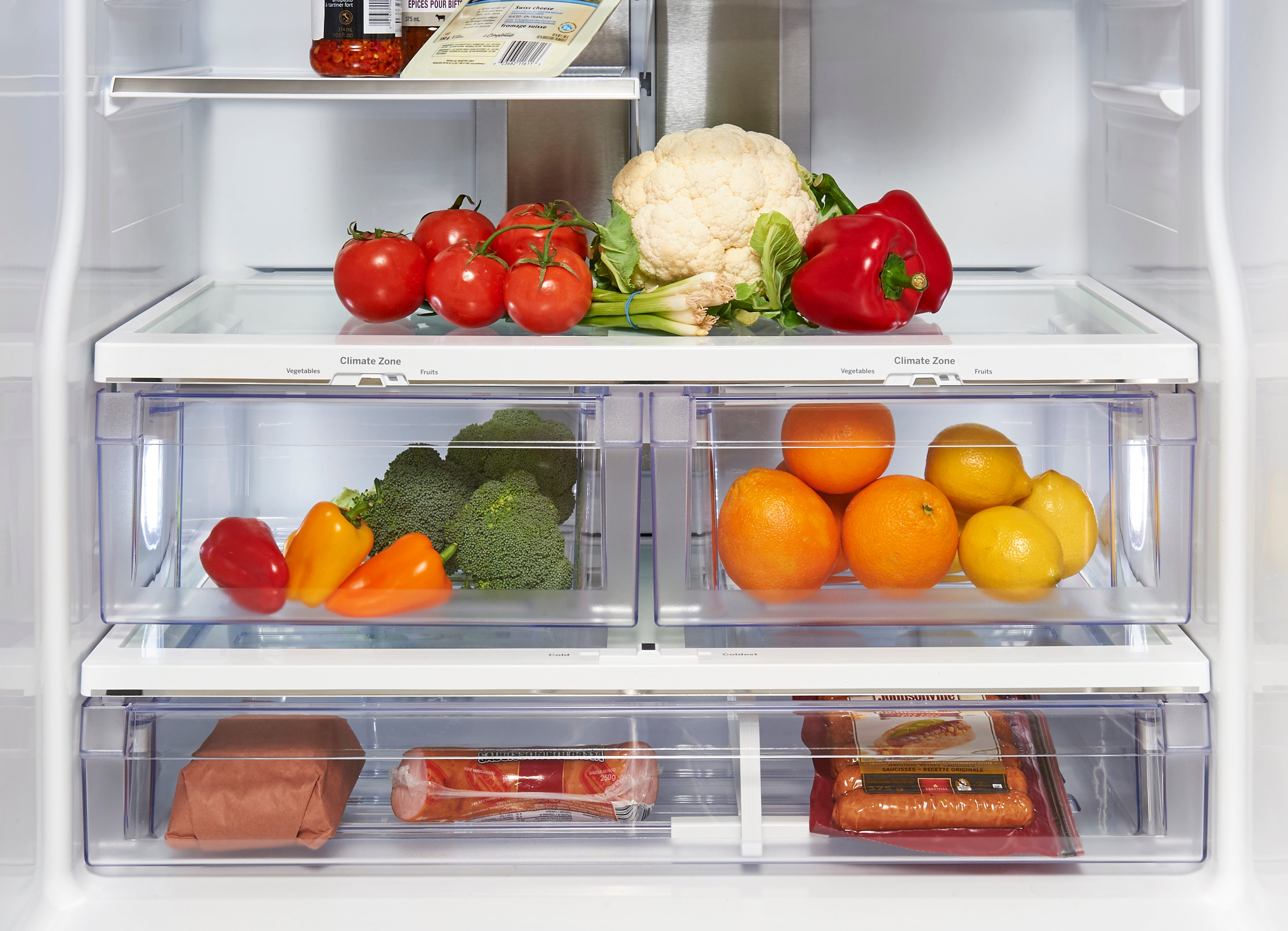 GE Profile 30" 20.8 Cu. Ft. White French Door Refrigerator - PNE21NGLKWW