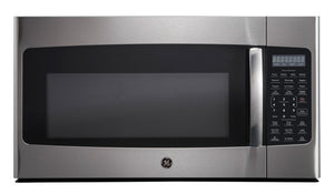 GE Four micro-ondes avec hotte intégrée 1,8 pi³ inox JVM2185SMSS