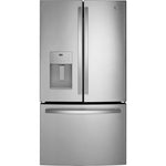 GE 35.75" 25.6 Cu. Ft. Fingerprint Resistant Stainlees Steel French Door Refrigerator - GFE26JYMFS