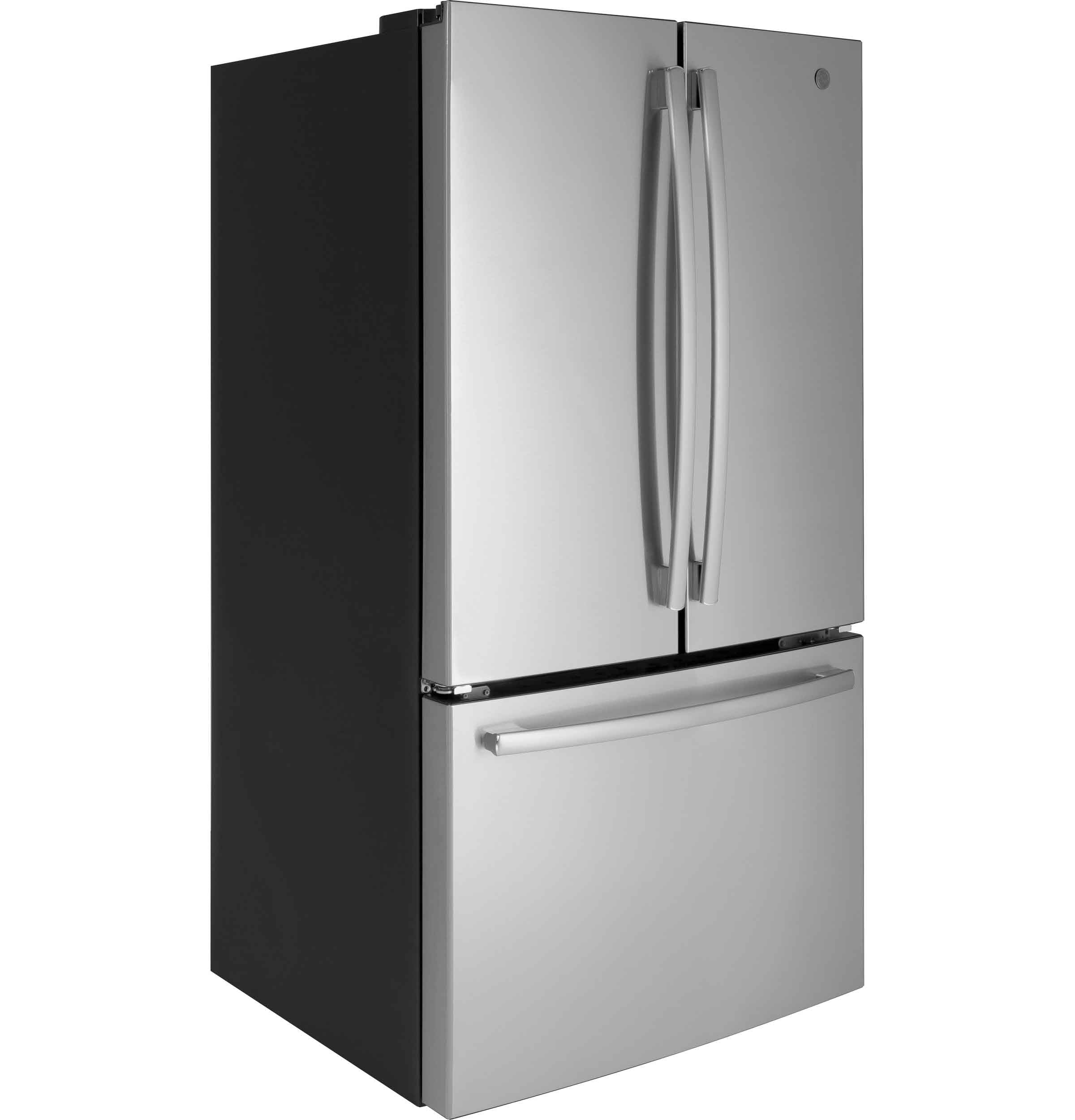 GE 35.75" 26.7 Cu. Ft. Fingerprint Resistant Stainlees Steel French Door Refrigerator - GNE27JYMFS