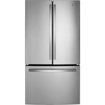 GE 35.75" 26.7 Cu. Ft. Fingerprint Resistant Stainlees Steel French Door Refrigerator - GNE27JYMFS